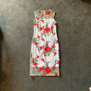 Calvin Klein white midi